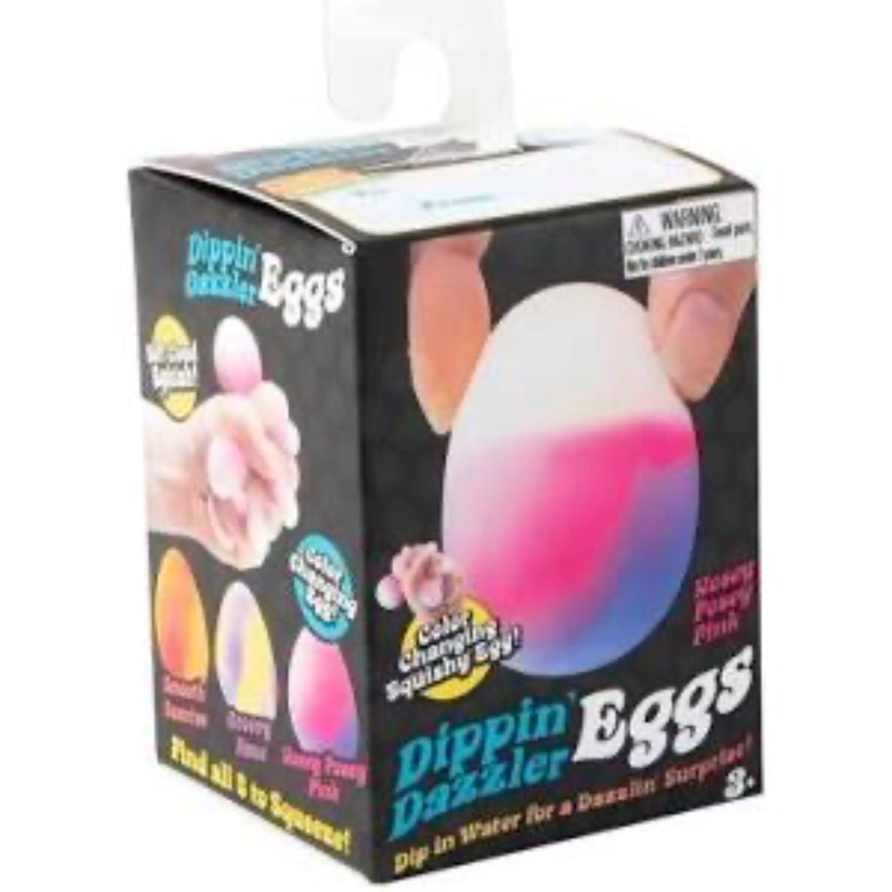 Schylling Nee Doh Dippin Dazzler Easter Egg Stress Ball - BRAND NEW